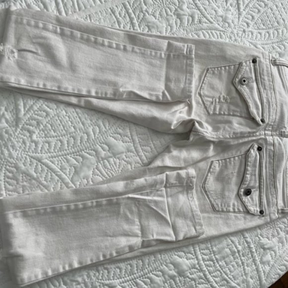 White Ripped Jeans - Picture 3 of 4